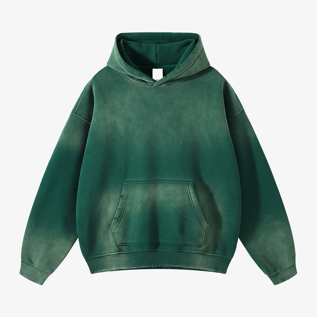 Green Faded Hoodie